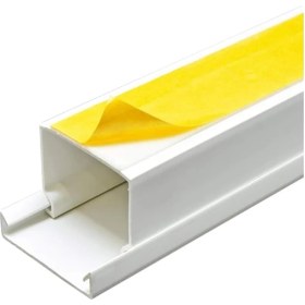 Resim Mena Rise 2 Metre (60X40MM) Kendinden Yapışkanlı Klima Gizleyici Kablo Kanalı | 2m (5 Adet x 40CM) Kablo Gizleyici 