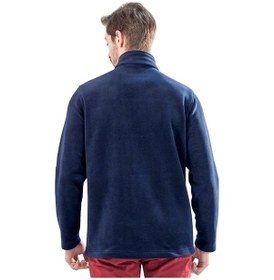 Resim Şensel, Erkek Polar Mont, Lacivert -99E445- Cepli, Outdoor 