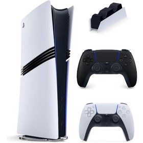 Resim Sony Playstation 5 Pro + 2. kol Dualsense siyah + Şarj İstasyonu ( İthalatçı Garantili ) 