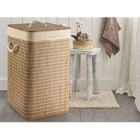 Resim English Home Urbann Katlanabilir Çamaşır Sepeti 35X35X60 cm Kahve 