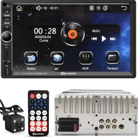 Resim Roadstar Double Teyp 7İnç Mirrorlink Bt/usb/sd/fm/aux Geri Görüş Kameralı Digicom Türkiye Garantili 