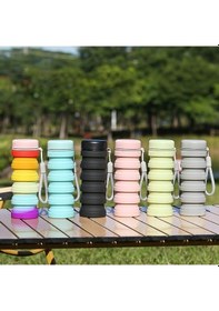 Resim Besthome1 Suntek Katlanır Su Şişesi, Dağcılık Kamp İçin, Gri Gri 