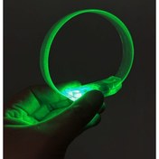 Resim 3 Modlu Pilli LED Işıklı Esnek Parti Bilekliği Yeşil 
