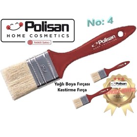 Resim Polisan Kestirme Fırça No: 4 -yağlı Boya Ve Su Bazlı Boyalar Için 