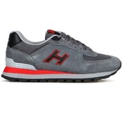 Resim Hammer Jack Hakiki Deri Mint Gri-Kırmızı Kadın Spor Ayakkabı - 545251835 