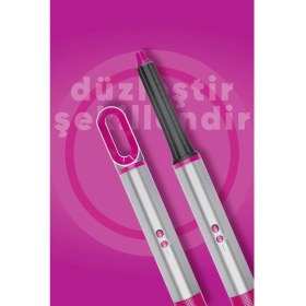 Resim Pembe Airshape Saç Şekillendirici, Saçınıza Mükemmel Dokunuşlar Sağlar 