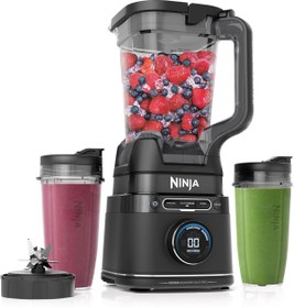 Resim Ninja Detect Duo Blendsense, Blender Ve Smoothie Maker, 2'si 1 Arada Mikser, 1200 W, 2.1 L Sürahi Ve 700 Ml Bardak, Parçalama Bıçağı, Bulaşık Makinesinde Yıkanabilir, Auto-iQ, Siyah 