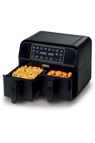 Resim Ariete Airy Fryer Dual Çift Hazneli XXL 8 L 1700 W Airfryer Sıcak Hava Fritözü 