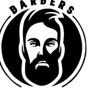 Resim Barbers Shop Duvar Dekor Sticker 40 x 44 cm 
