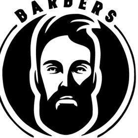 Resim Barbers Shop Duvar Dekor Sticker 40 x 44 cm 