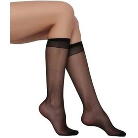 Resim Daymod Lady Fit 15 Dizaltı Çorap Siyah 