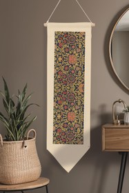 Resim William Morisse Duvar Halısı, Sanat Serisi Dekor, 100cm Kanvas Flama Askılı Duvar Örtüsü NO:722 - Renkli - 12 / 30 x 100 