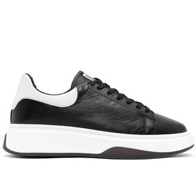 Resim Derimod Erkek Siyah Bağcıklı Deri Sneaker 24WFD675418 