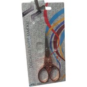 Resim Nakış Makası Dekoratif Bakır YBL-403 Model 15 