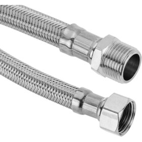 Resim Supervac Paslanmaz Çelik Örgü Flex Su Hortumu 1/2-3/4 