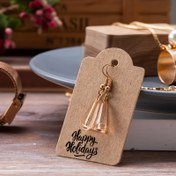 Resim 100 Adet Kraft Kağıdı Hediye Etiketleri Jüt İpi ile, Düğün, Doğum Günü, Tatil, Parti Hediyeleri, El Yapımı Hediye Sarma, DIY Hediye Dekorasyonu, Asılı Süslemeler için Boş Fiyat Etiketleri 