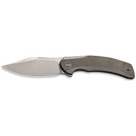 Resim We Knife Snick Titanium Green Micarta Çakı Yeşil 