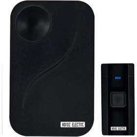 Resim Horoz Fujı-d 3vdc Full Siyah Kablosuz Kapı Zili 