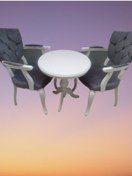Resim Bengimobilya Fiskos-Berjer Sandalye Kelebek Model Parlak Beyaz Babyface Kapito (495736656) Beyaz 