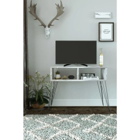Resim Remaks Elit Tv Sehpası - Beyaz Mermer 