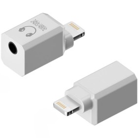 Resim LivX Lightning To 3.5mm Kulaklık Adaptörü Yüksek Ses Kalitesi Çevirici 