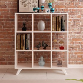 Resim TiaMob CAN KİTAPLIK-BEYAZ 