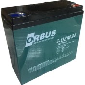 Resim Orbus 12V 24AH Dik Elektrikli Bisiklet Jel Akü 