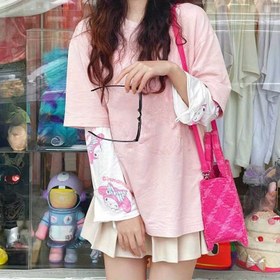 Resim Sanrio Kuromi & My Melody Buz Koruyucu Kol Kollukları - Sevimli Hayvan Baskılı Koruma, Nefes Alabilir Esnek Uyum Sürüş için, Dış Mekan Sporları, Yazlık (Büyük Boy) | Eğlenceli Tasarım | Rahat Giyim 