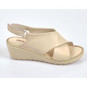 Resim Pierre Cardin PC6907 Kadın Dolgun Taban Sandalet 