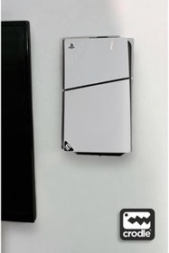 Resim Playstation 5 Slim Duvar Standı Yerden Tasarruf Rahat Hava Akışı Gaming Aksesuar Konsol Tutacağı 