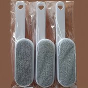 Resim Tekrar kullanılabilir tüy alma fırçası, giysiler, yatak takımları, koltuklar, mobilyalar ve halılar için manuel toz alma aracı - Güç kaynağı olmayan plastik saplı elektrostatik eliminatör Giysi Tüy Alma Aracı 