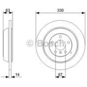 Resim Bosch Arka Fren Aynası Mercedes W164 M Serisi 05 10 W251 07 R Serisibos-0986479330 A1644230512 A1644231212 