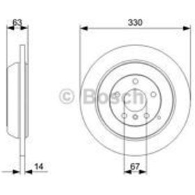 Resim Bosch Arka Fren Aynası Mercedes W164 M Serisi 05 10 W251 07 R Serisibos-0986479330 A1644230512 A1644231212 