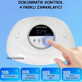 Resim SUN X24 Max 320W UV/LED Tırnak Kurutma Makinesi 