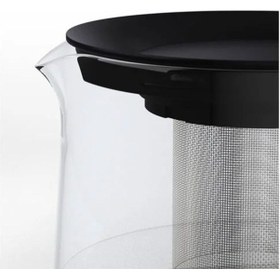 Resim Sumuhome Rıklıg Pratik Cam Demlik 1.5 Lt Siyah - Şeffaf 