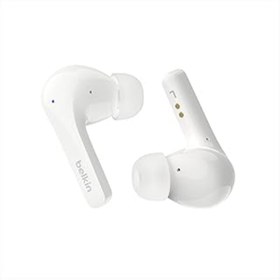 Resim Qedii Belkin Soundform Motion True Kablosuz Bluetooth Kulaklık, Beyaz 