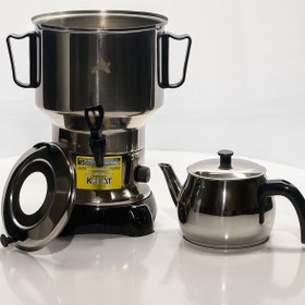 Resim Armağan 4.5 Litre Çay Semaveri & Çay Makinesi Elektrikli Semaver - ÇELİK KAPAK 