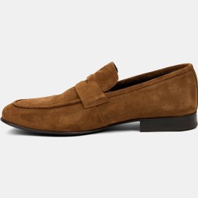 Resim Desa Erkek Taba Klasik Süet Loafer 