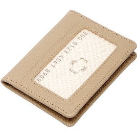 Resim Bej Deri Unisex Kredi Kartlık - S1KK00001666-V4A 