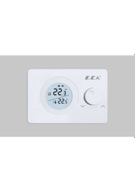 Resim Eca Poly Pure 100w Dijital Pilli On-off Kablosuz Oda Termostatı 