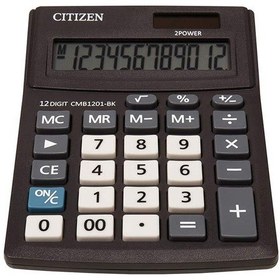 Resim Citizen CDB1201-BK Masa Tipi Büyük 12 Hane Hesap Makinesi 