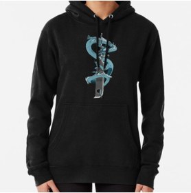 Resim GALASHOP Ninja Legendary Sword Dragon Kapşonlu Hoodie 