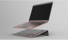 Resim Notebook Standı Laptop Yükseltici Stand Macbook Standı Beyaz 
