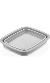 Resim Katlanabilir Mutfak Bulaşıklık, Tıpalı, Pratik ve Şık Tasarım, Kamp ve Karavan Kullanımı 