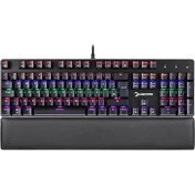 Resim Gamepower Ogre Rainbow Mekanik Oyun Klavyesi - Red Switch 