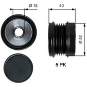 Resim Gates Oap7209 - Alternator Kasnagı Mercedes W176 W246 C117 X156 
