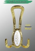 Resim Badem10 Seçil (GOLD ALTIN) Metal Portmanto Vestiyer Duvar Dolap Elbise Mobilya Kapı Askısı Askılığı Askılık 