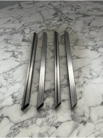 Resim Home 4 Adet 20x20 mm 45° Gönyeli Kesim 40 cm Kare Demir Profil 1 mm 