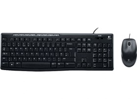 Resim Sones Logitech Mk200 Kablolu Klavye Mouse Seti 