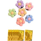 Resim Crackedice 6 Adet Sevimli Çiçek Aromaterapi Araba Hava Çıkışı Dekorasyon Parfüm Klipsi 